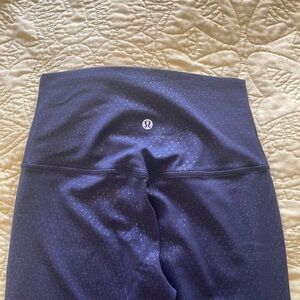 NWOT Lululemon Leggings black printed